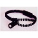 Neon Black Zipper Bracelet