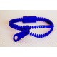 Neon Dark Blue Zipper Bracelet